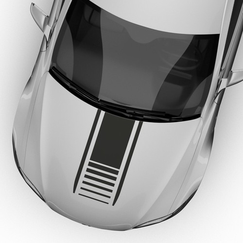 Rennstreifen motorhaube - rennstreifen,