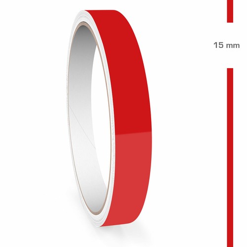 Zierstreifen 15mm meter - 15mm, rot